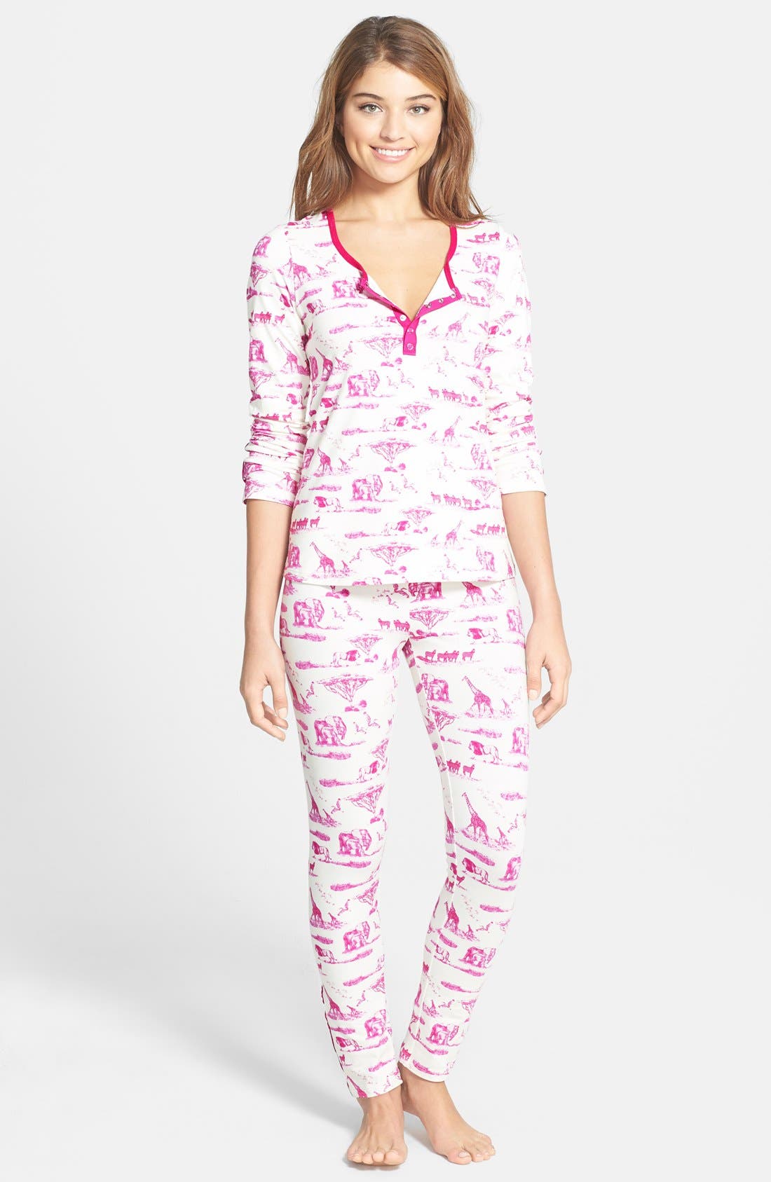BedHead Print Henley Pajamas Nordstrom