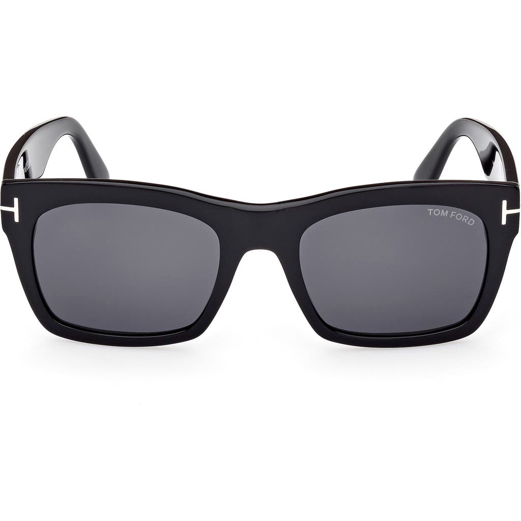 Tom Ford Nico 56mm Square Sunglasses In Black