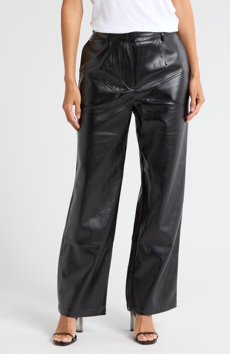 Faux Leather Pants