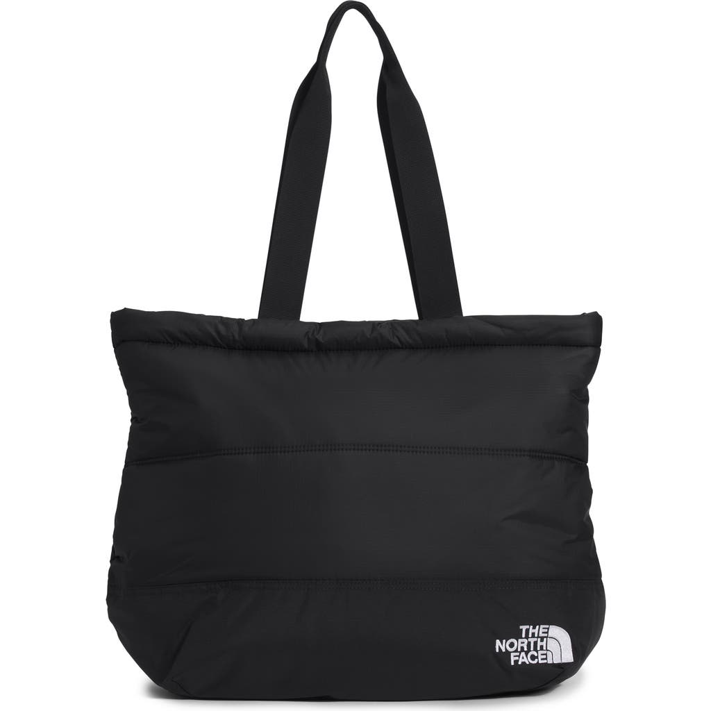 The North Face Nuptse Insulated Tote In Tnf Black