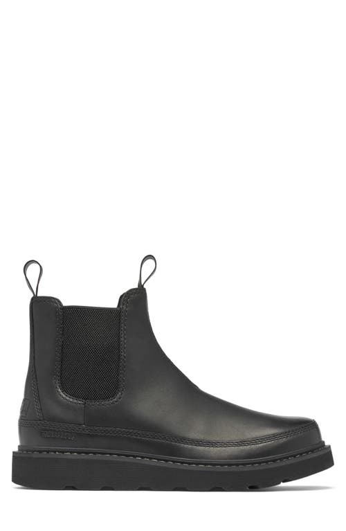 Shop Sorel Slabtown 62 Waterproof Chelsea Boot In Black/black