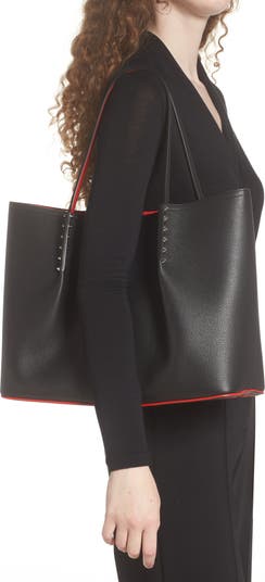 Cabarock Large Studded Leather Tote in Black - Christian Louboutin