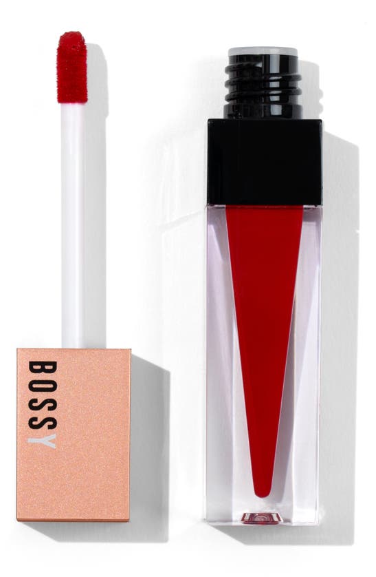 Shop Bossy Cosmetics Power Women Essentials Liquid Lipstick In Faith