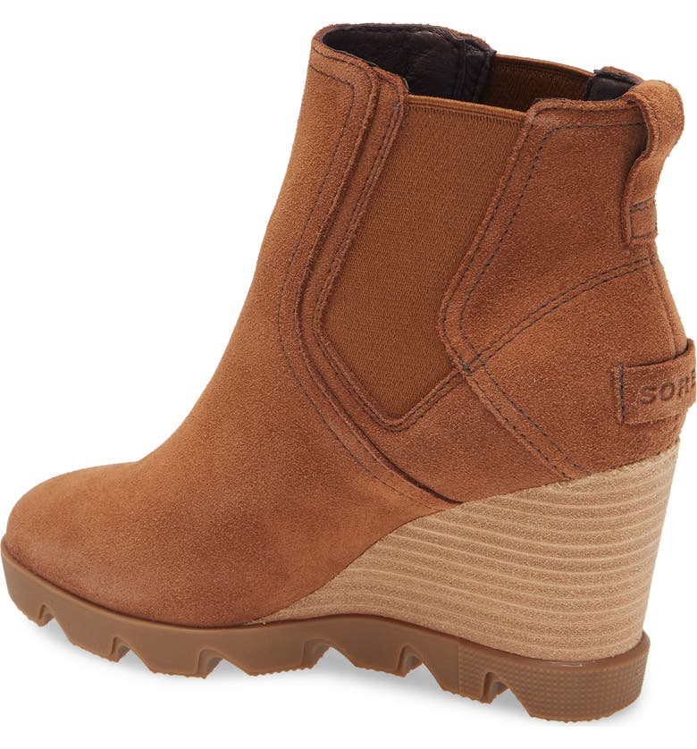 SOREL Joan Uptown Waterproof Wedge Chelsea Boot (Women) | Nordstromrack