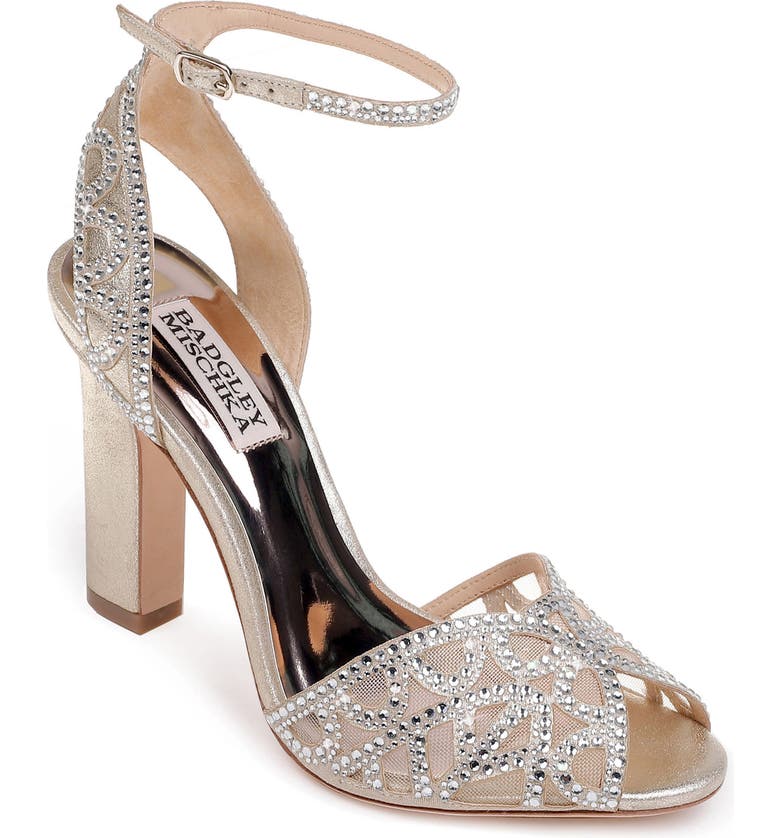 Badgley Mischka Hart Crystal Embellished Sandal (Women) | Nordstrom