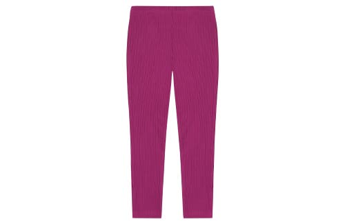 Busy Bees Leggings Magenta Ribbed Knit In Magenta Ribbed Knit