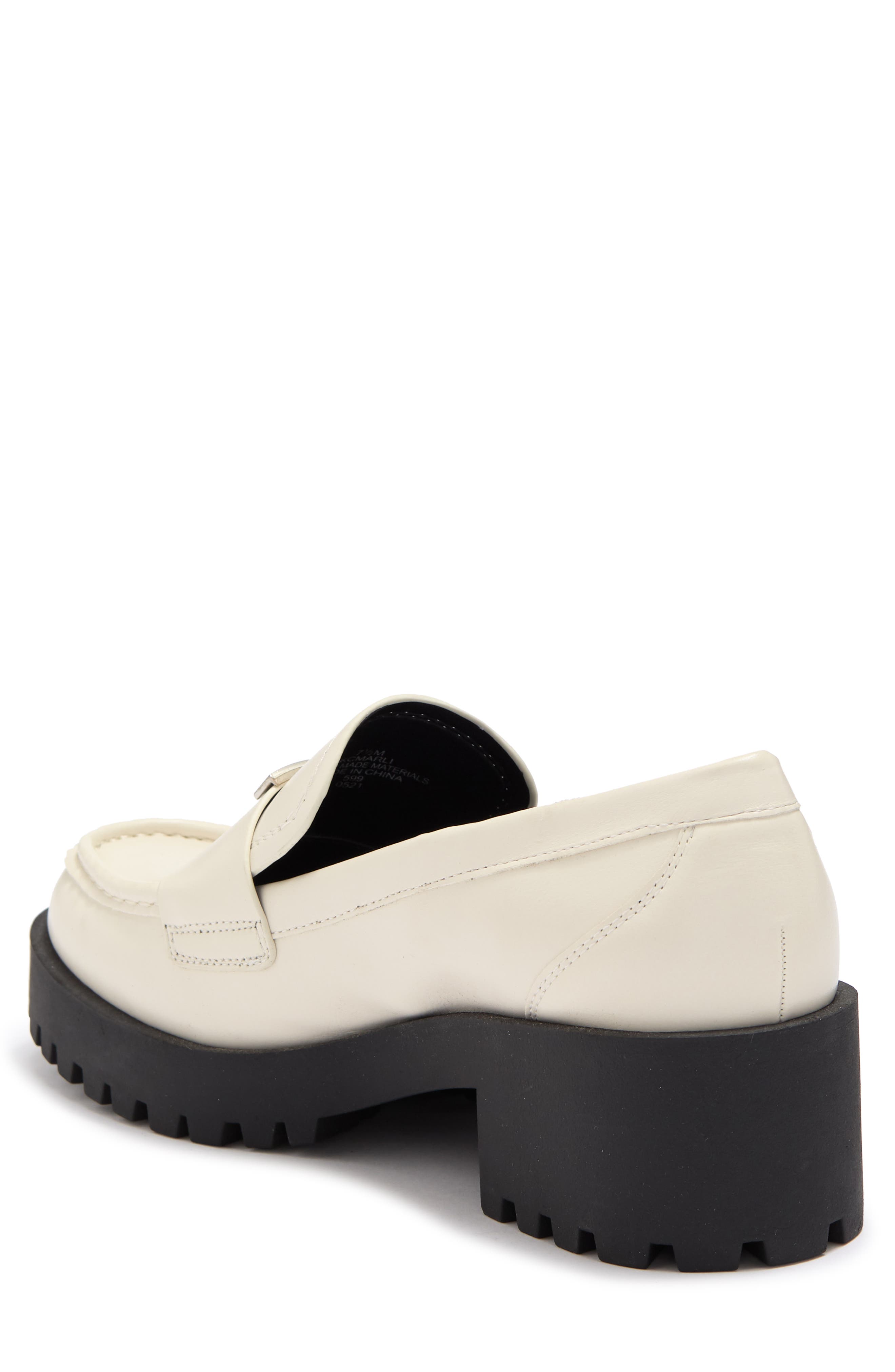 calvin klein lug sole loafer