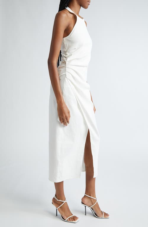 Shop A.l.c . Sylvie Maxi Halter Dress In White