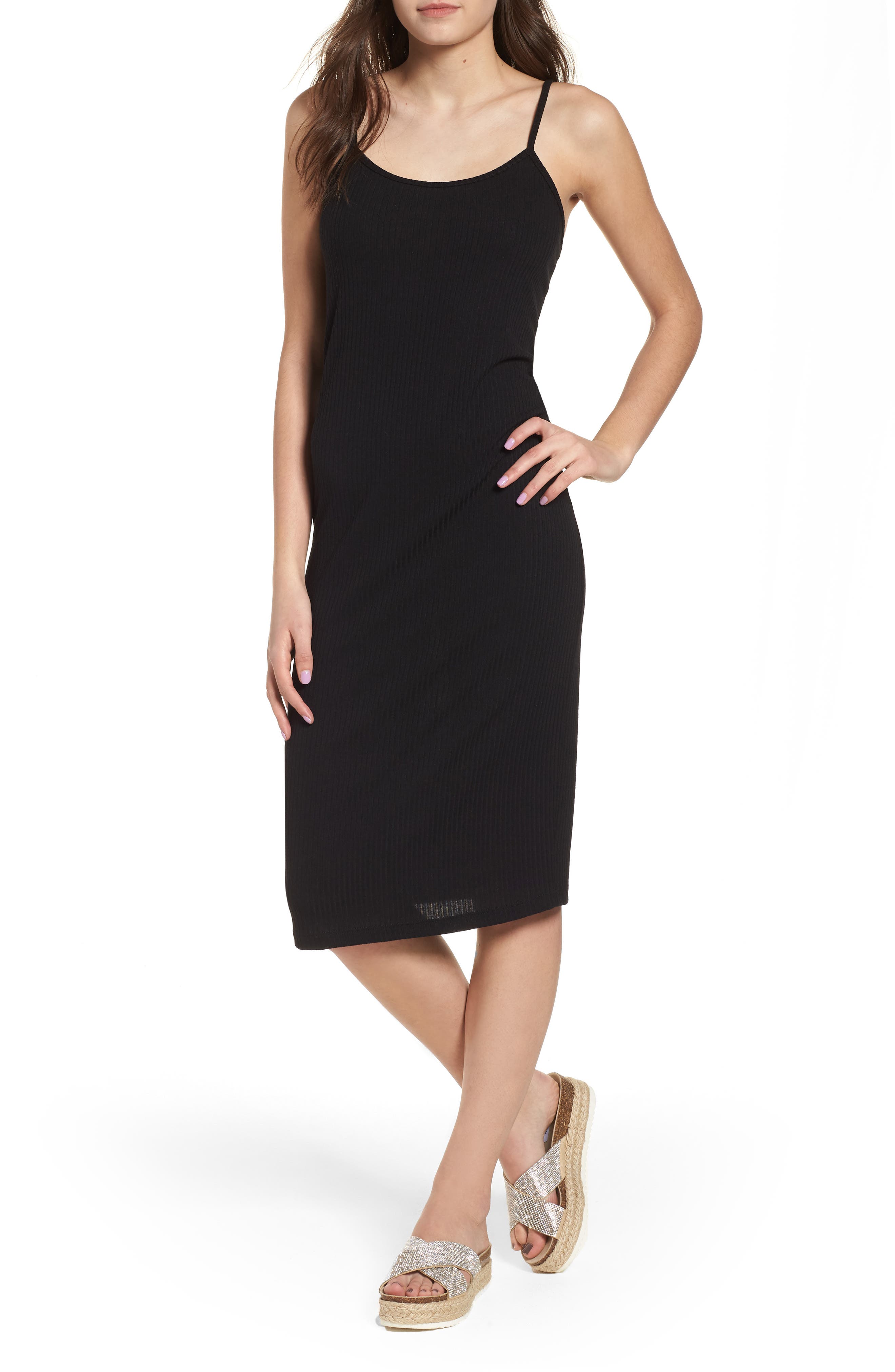 BP. Rib Knit Midi Dress | Nordstrom