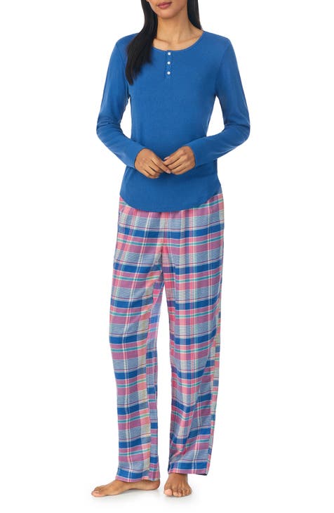 SLEEPY JONES  Marina Pajama Set in Flannel Taffeta Plaid – Sleepy Jones