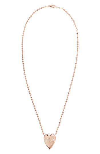 Lana Jewelry Taken Heart Diamond Pendant Necklace In Gold