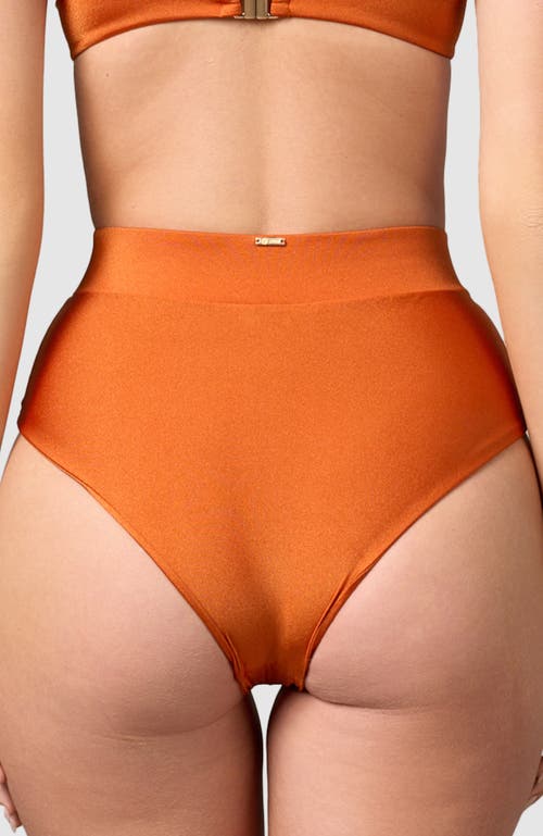 Mbm Swim Aspire Bikini Bottoms In Burnt Orange