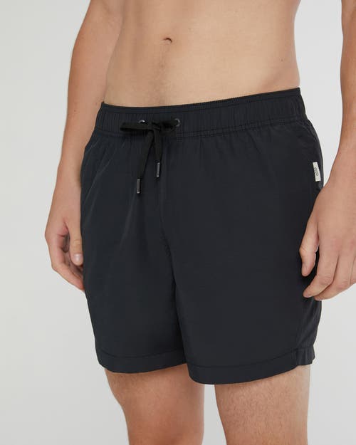 Shop Onia Charles 5" Swim Trunk In Black