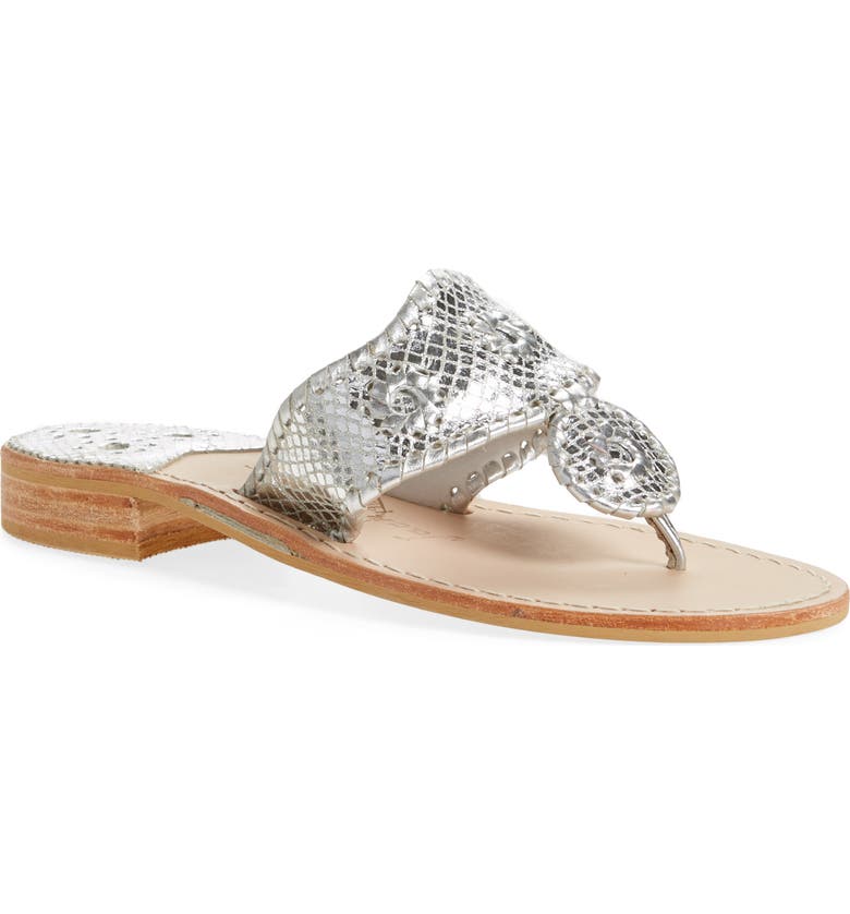JACK ROGERS Whipstitched Flip Flop, Main, color, 043