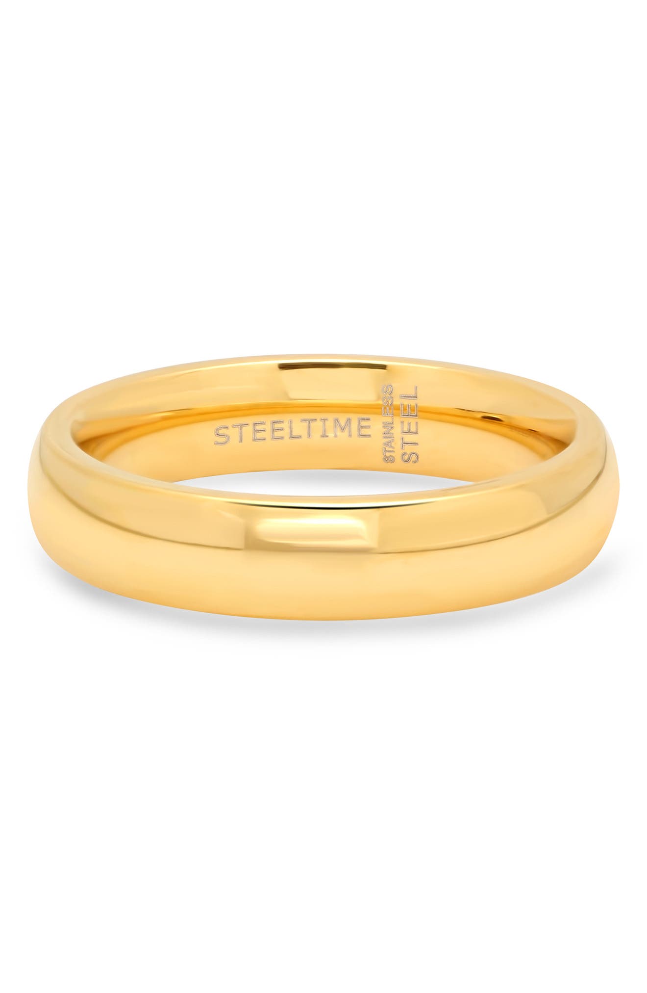 Hmy Jewelry Polished Finish Band In Yellow