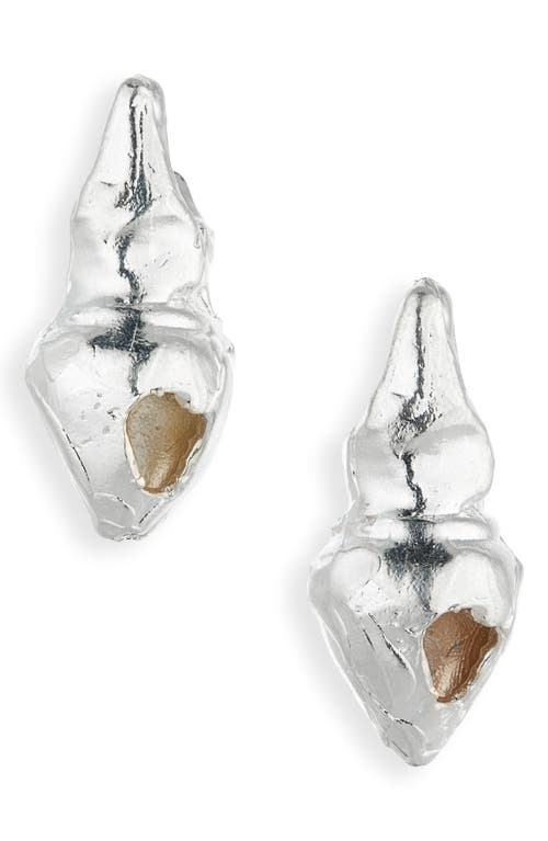 Shop Alighieri The Vessel Of Offerings Drop Earrings In Silver