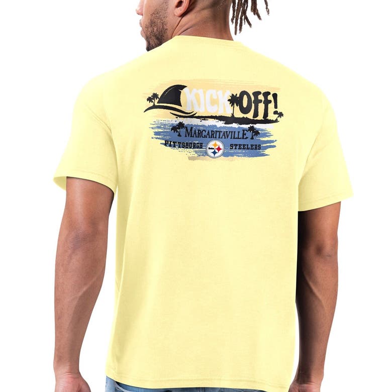 Shop Margaritaville Yellow Pittsburgh Steelers T-shirt