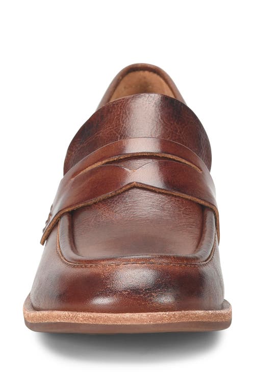 Shop Kork-ease ® Keegan Penny Loafer Pump In Tan Leather