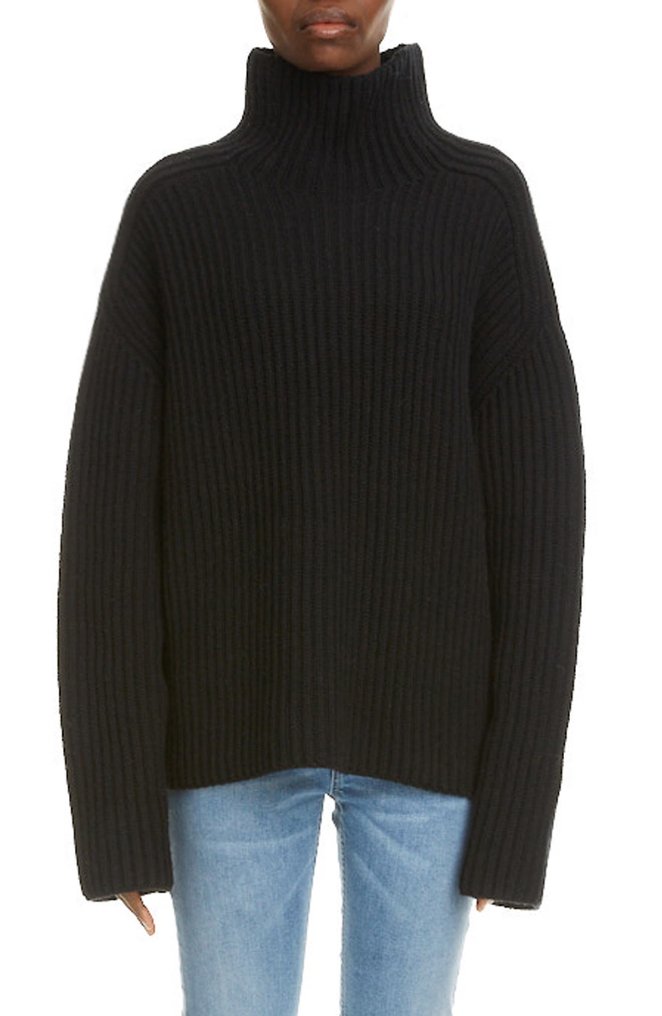 ribbed wool sweater