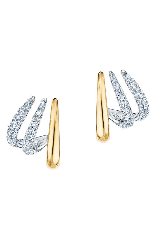 Kwiat Orbit Diamond Hoop Earrings in Yellow Gold/Diamond at Nordstrom