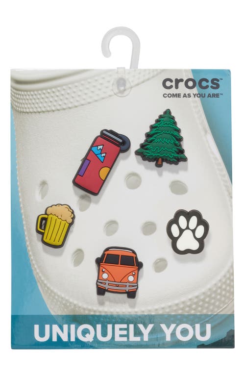 CROCS 5-Pack Outdoor Vacay Jibbitz Shoe Charms in White