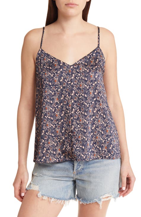 Floral Print Button Back Camisole