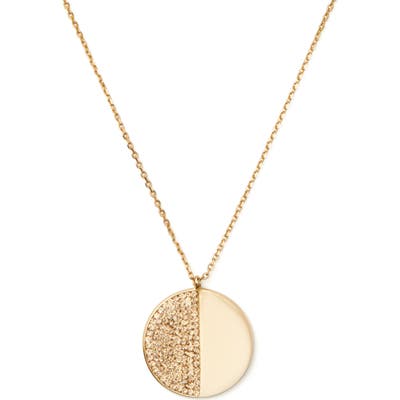 Kate Spade New York Mod Scallop Pave Pendant Necklace