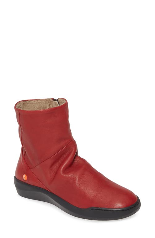 Bler Bootie in Red Leather