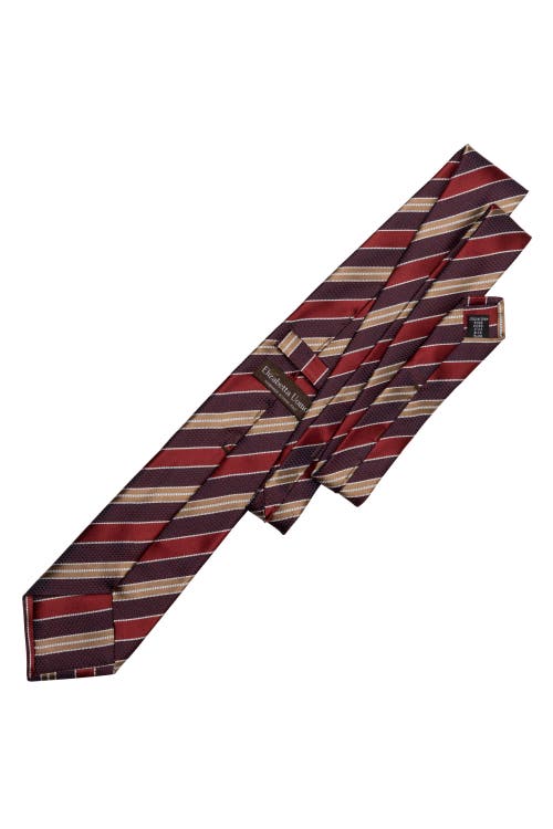 Elizabetta Vesuvio In Red And Burgundy