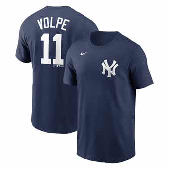 New York Yankees Stitches Cooperstown Collection V-Neck Team Color Jersey -  Navy/Gray