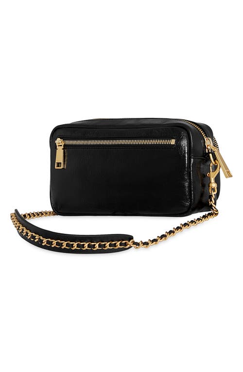 Shop Rebecca Minkoff Small Surplus Leather Crossbody Bag In Black