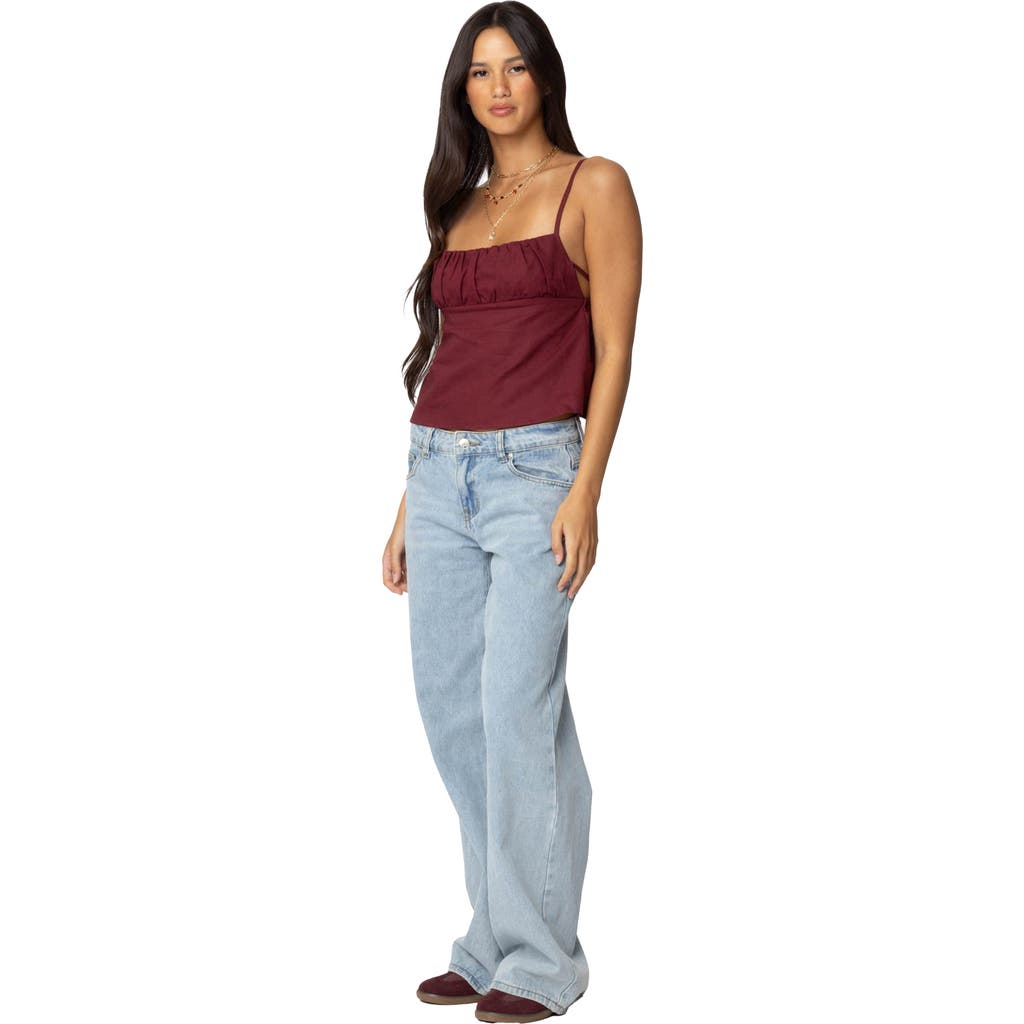 EDIKTED EDIKTED OPEN BACK COTTON TOP