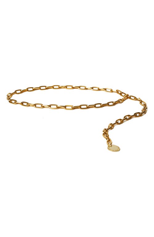Cora Chain Belt in Gold