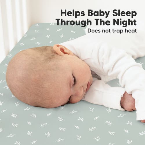 Keababies Soothe Fitted Crib Sheet In Prairie