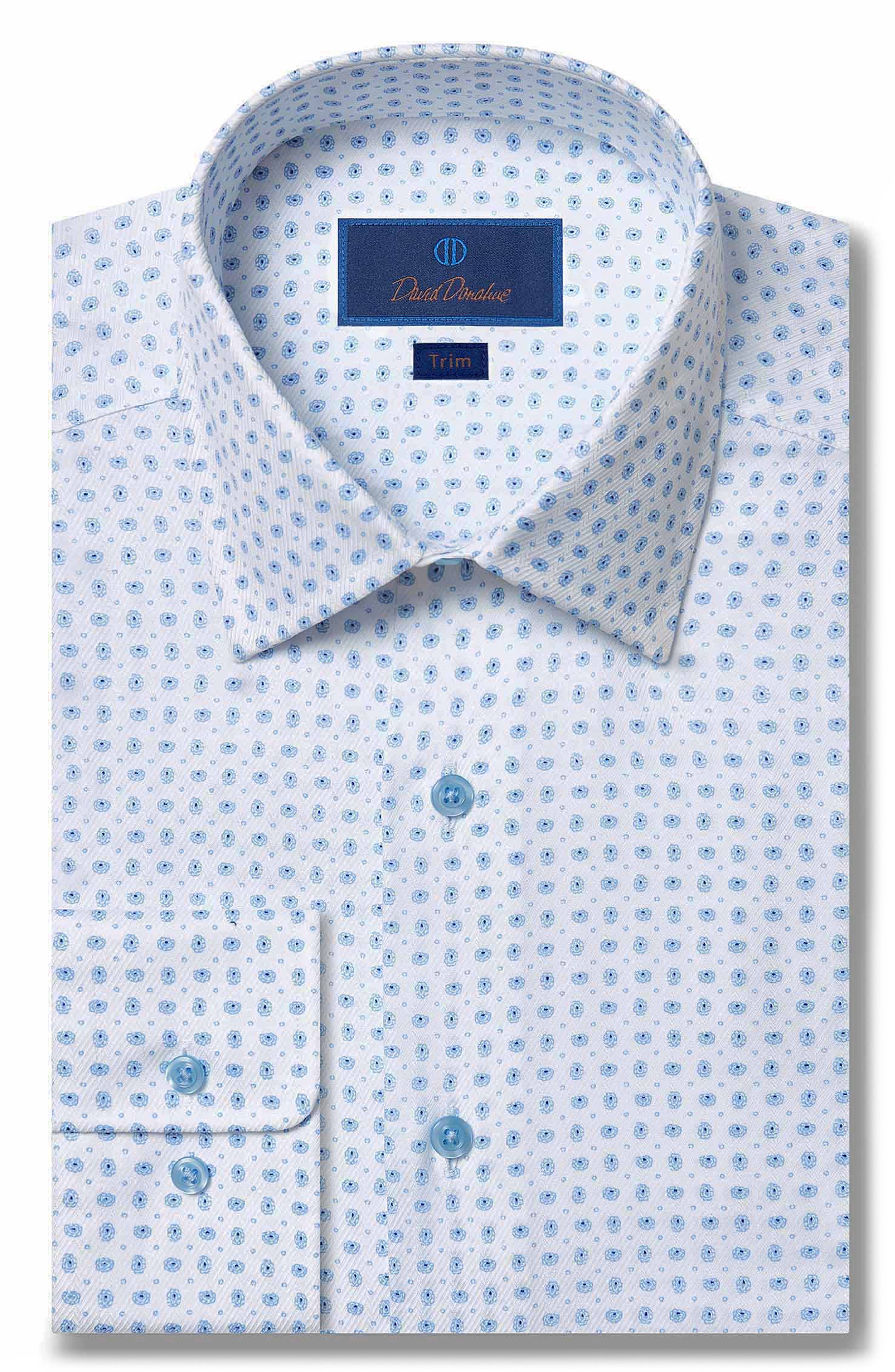 big w white business shirt