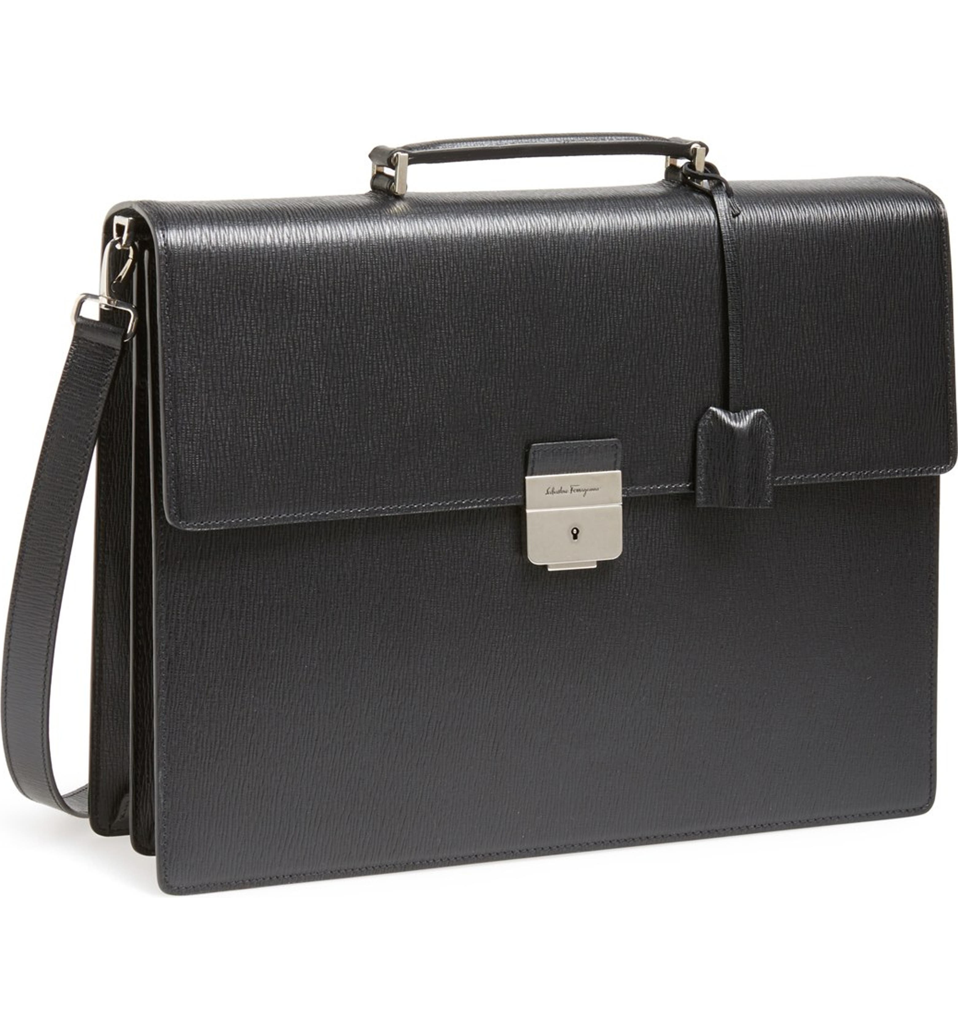 Salvatore Ferragamo 'Revival' Leather Briefcase | Nordstrom