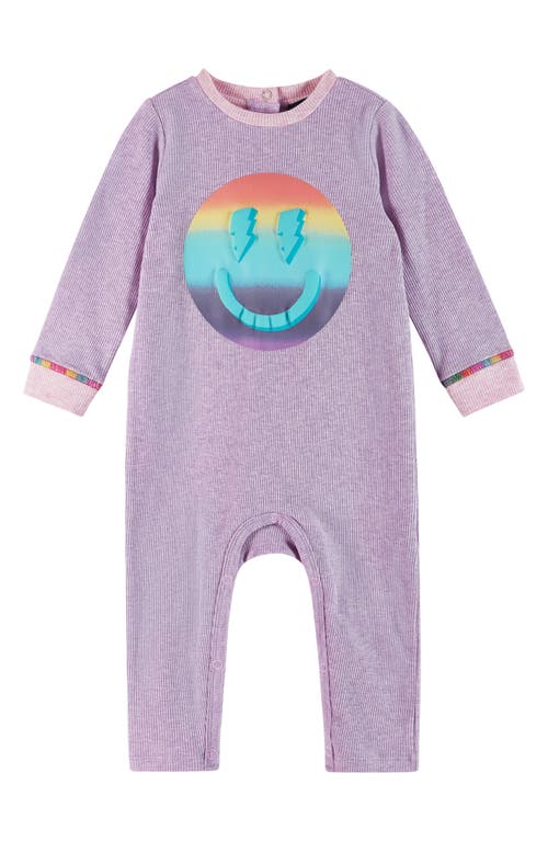 ANDY & EVAN ANDY & EVAN SMILEY® ROMPER & HEADBAND SET