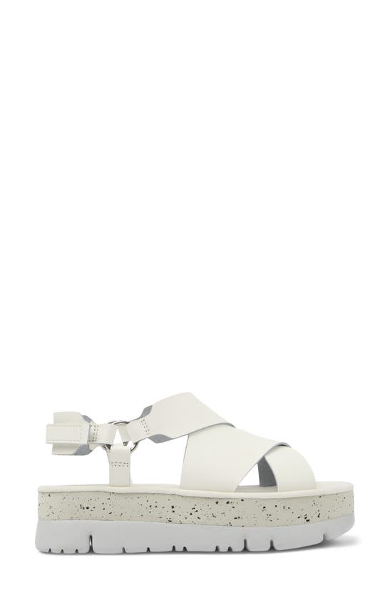 Camper Oruga Crossover Sandal White In White Natural