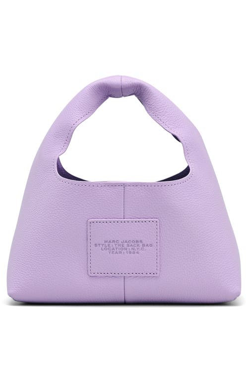 Shop Marc Jacobs The Mini Leather Sack Bag In Wisteria