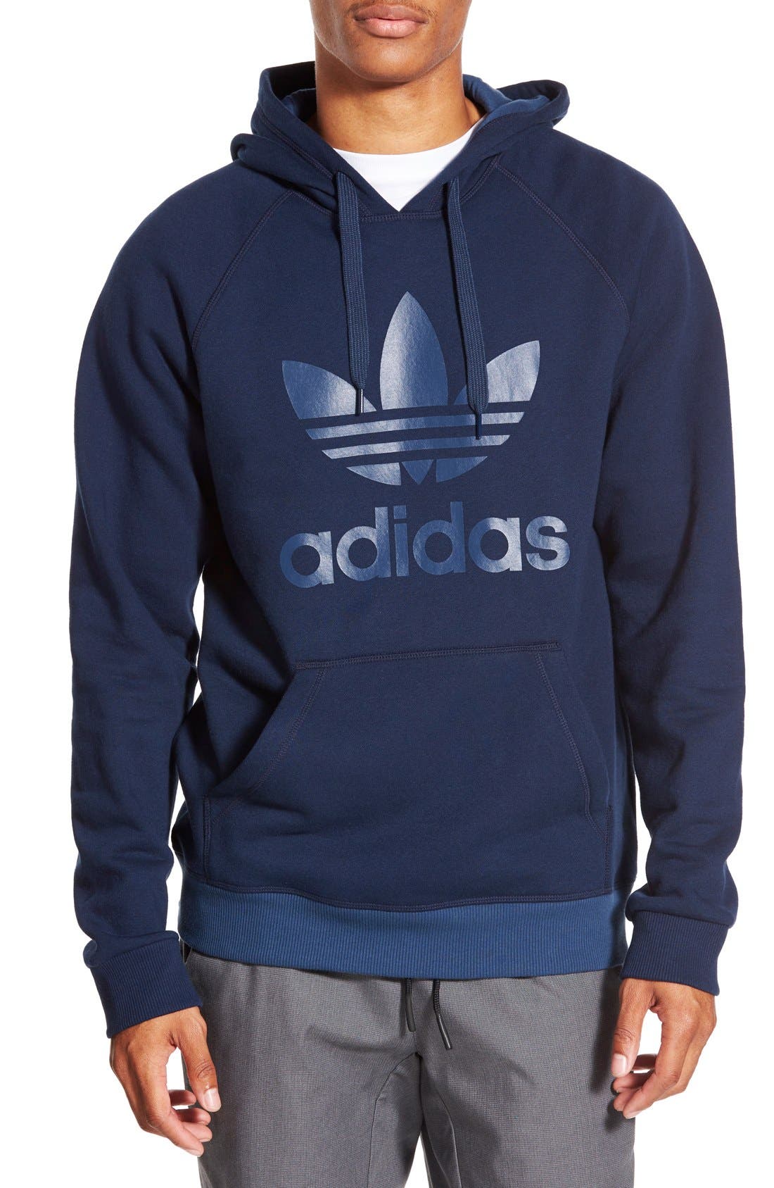 adidas originals trefoil hoodie
