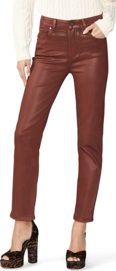 Paige AMBER Raw Hem Straight Leg Jeans 6938E77 B701 Col Acapella