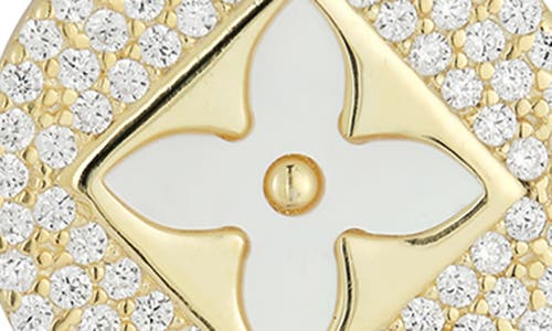 Sphera Milano Clover Pendant Necklace In Gold/ivory