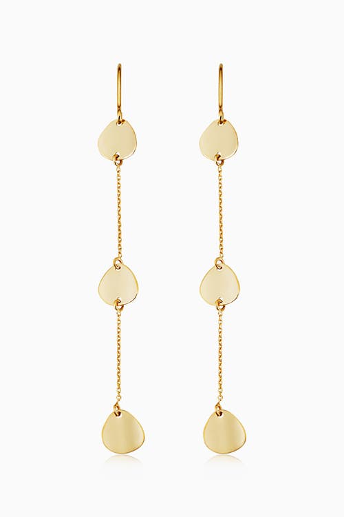 Oradina 14k Yellow Gold Botticelli Drop Earrings In Yellow Gold