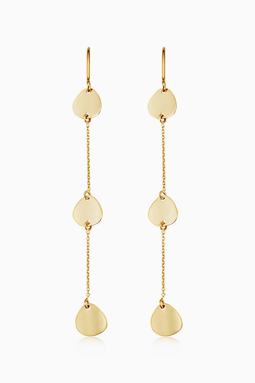 Shop Oradina 14k Yellow Gold Botticelli Drop Earrings