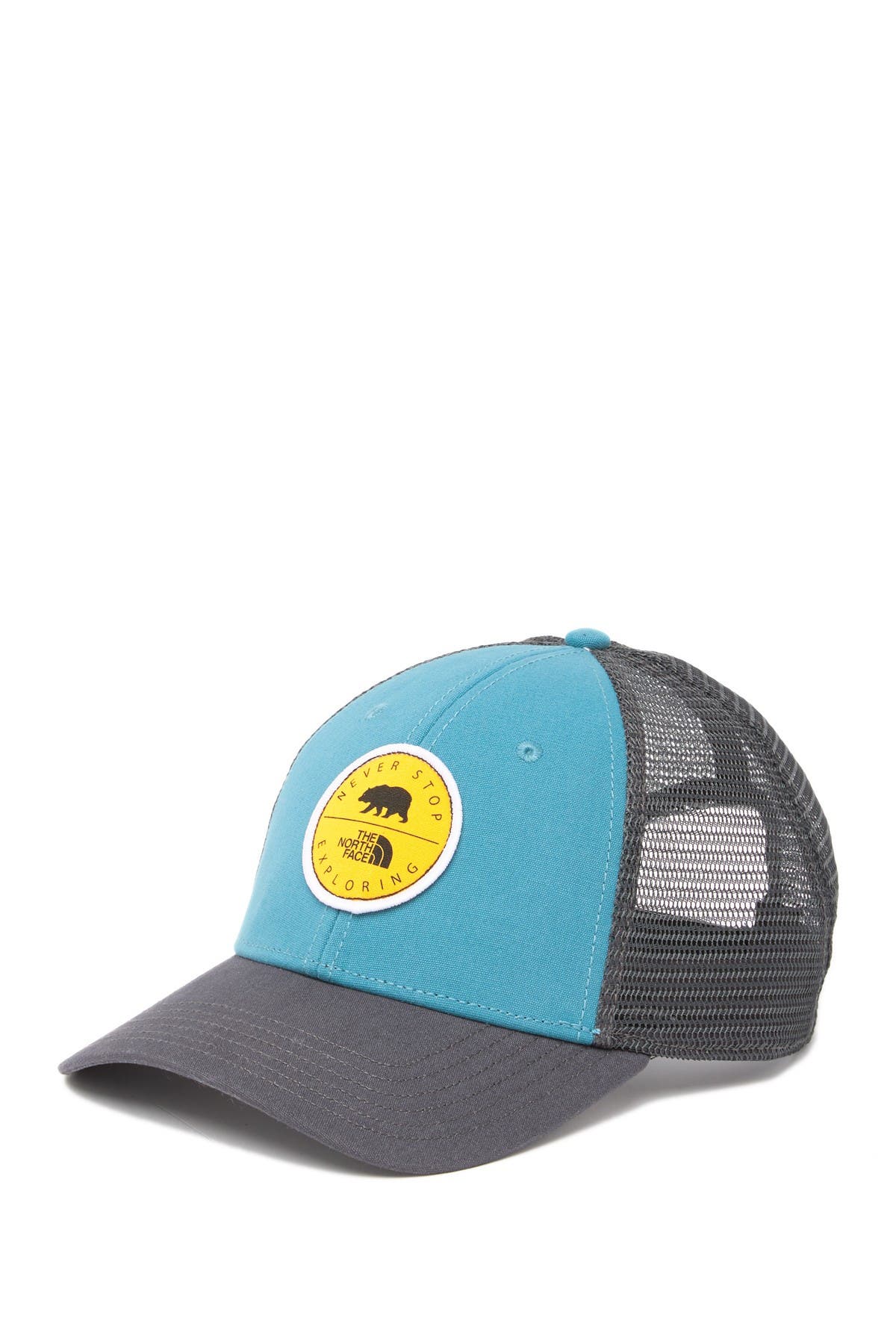 north face patches trucker hat