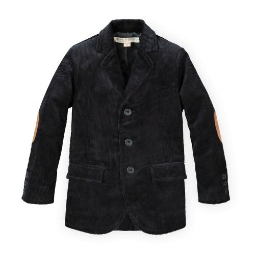 Hope & Henry Baby Boys' Organic Corduroy Blazer, Infant In Black Corduroy