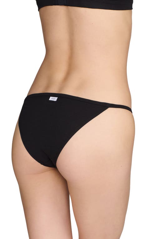 Cuup The Cotton String Bikini In Black