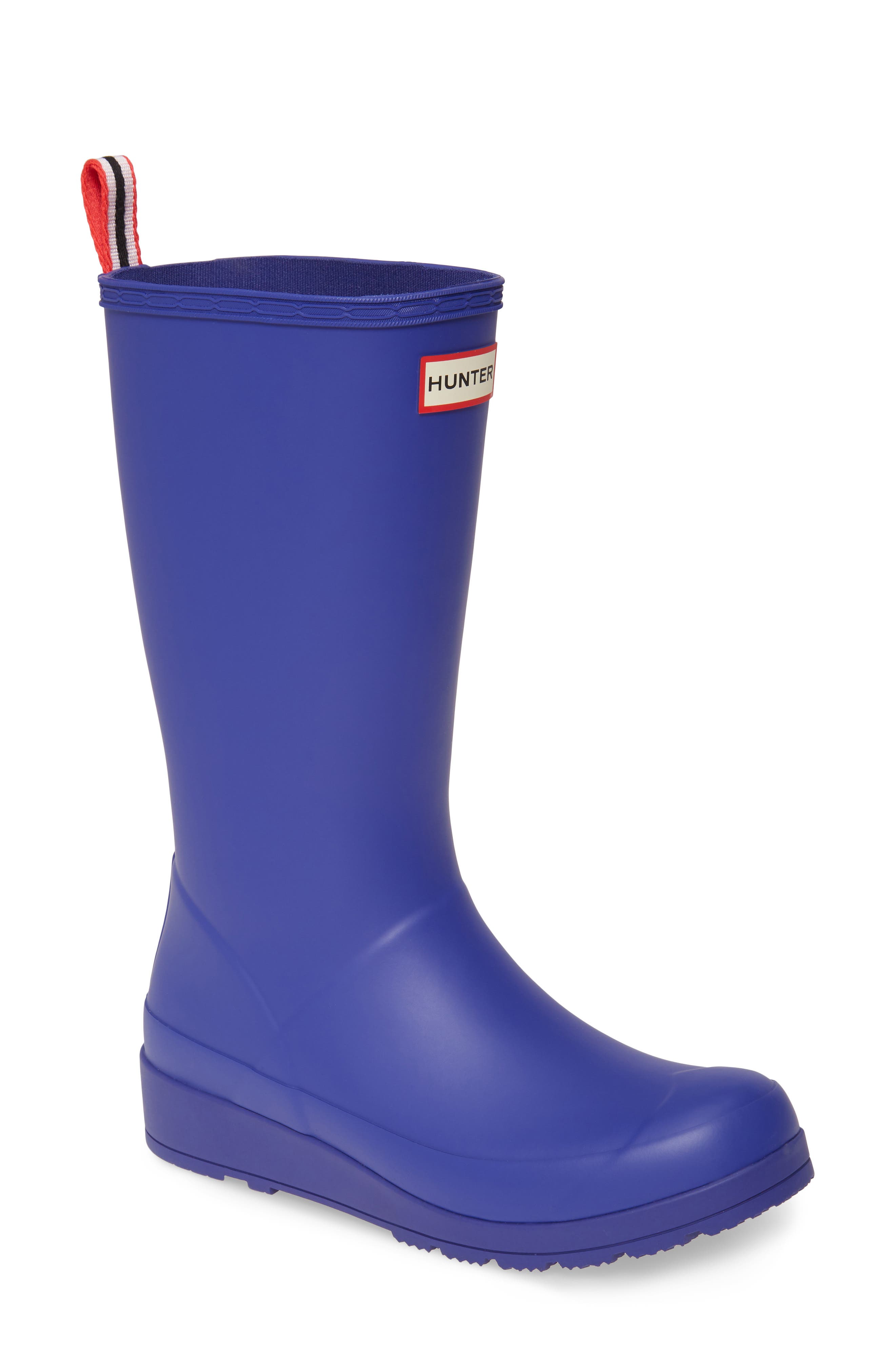 Hunter Original Play Tall Waterproof Rain Boot, Purple