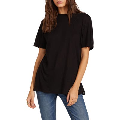 Volcom Tern N Bern Longline T-Shirt, Black