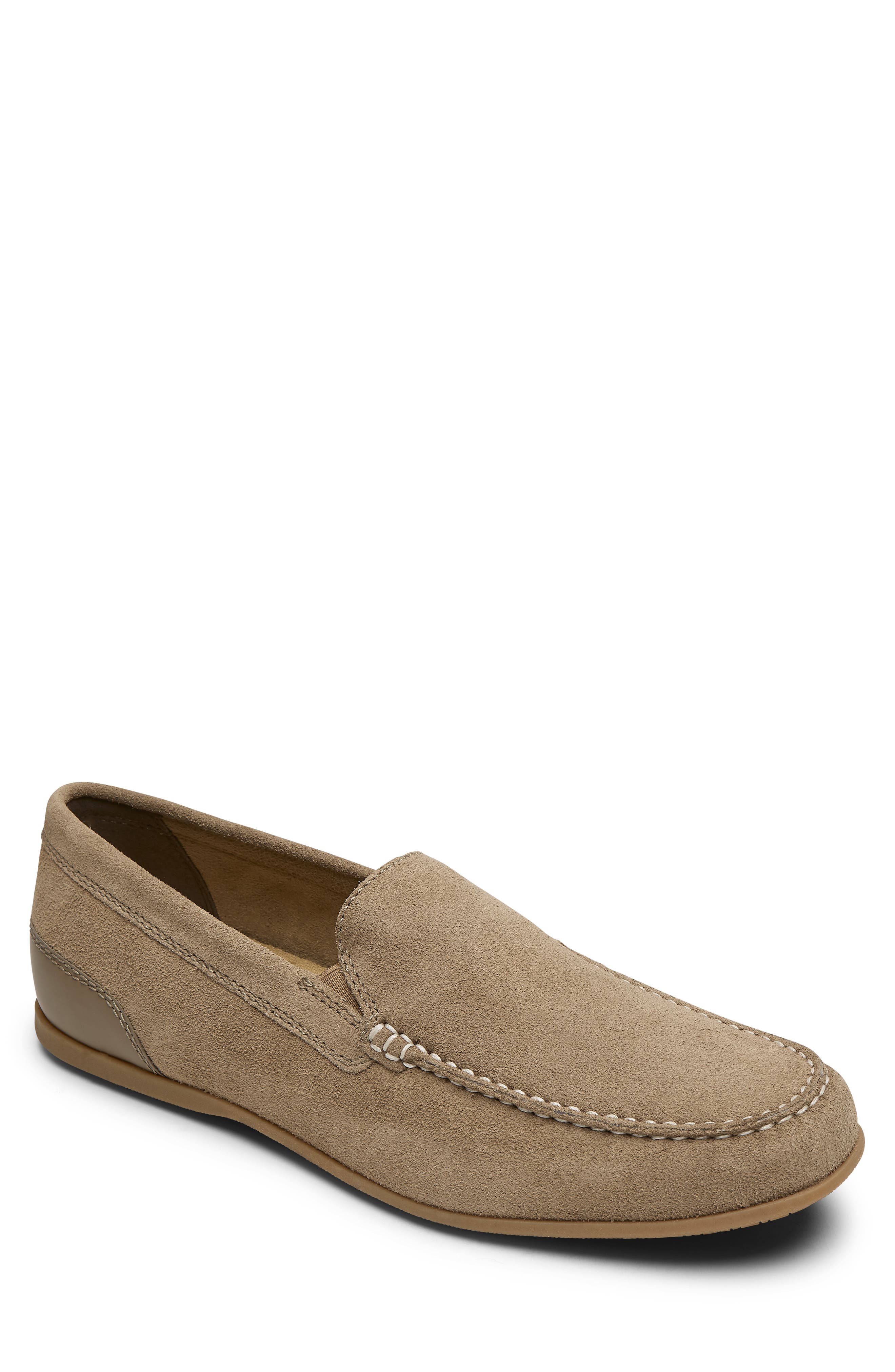 rockport suede loafers